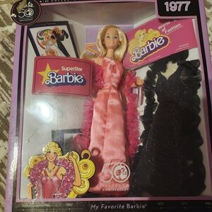 Barbie 50th Anniversary Pink and Black Fashion Set 1977